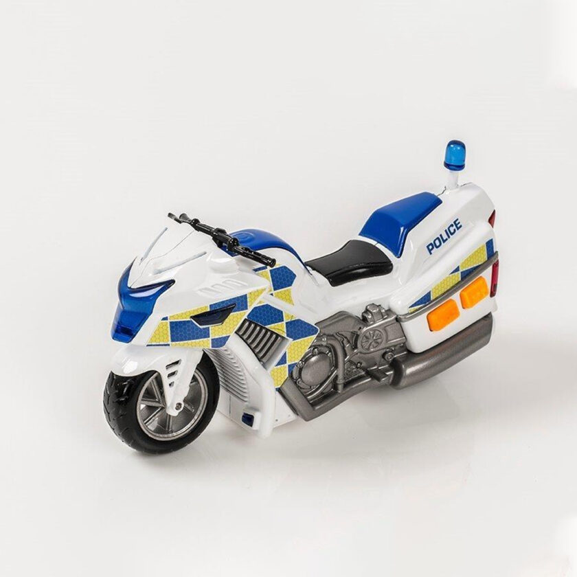 HTI Toys-Teamsterz Police Motorbike Light And Sound