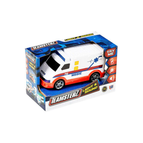 HTI Toys-Teamsterz Ambulance Light And Sound
