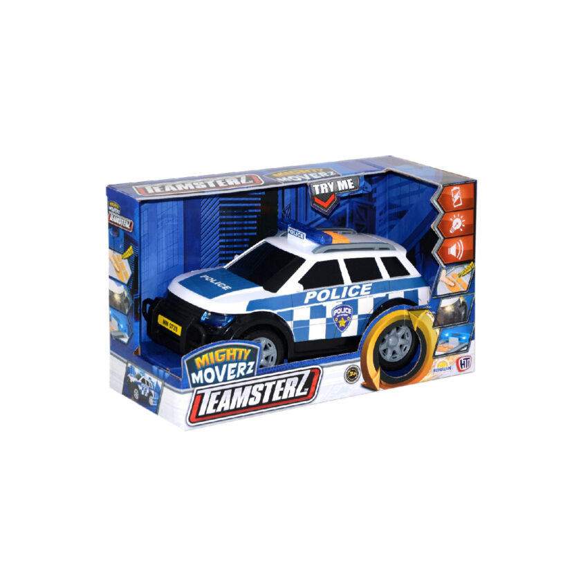 HTI Toys-Teamsterz Mighty Moverz Light & Sounds Police Car