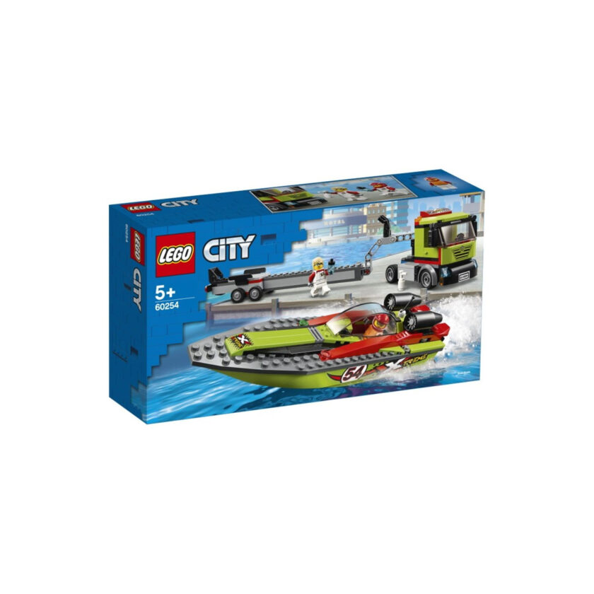 Lego-City Race Boat Transporter 238 Pieces