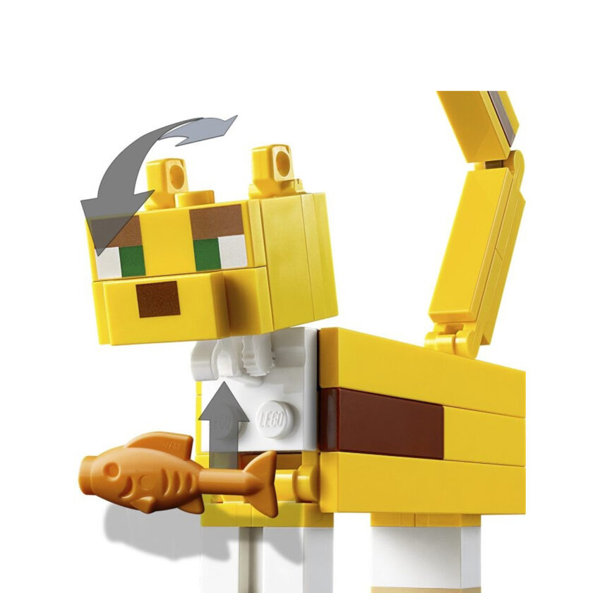 Lego-Minecraft BigFig Creeper and Ocelot 184 Pieces
