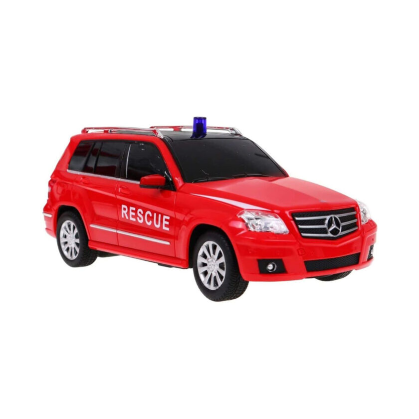 Rastar - Mercedes-Benz Antos Fire Engine & Rescue Car 2 In 1 2.4G