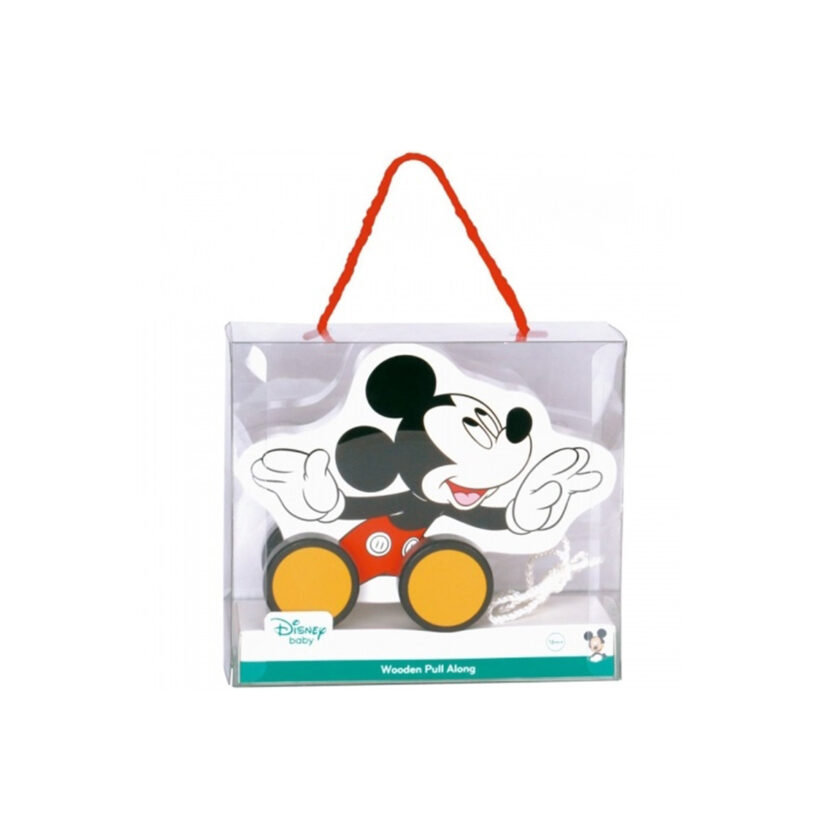 Be iMex-Disney Mickey Mouse Wooden Pull Along