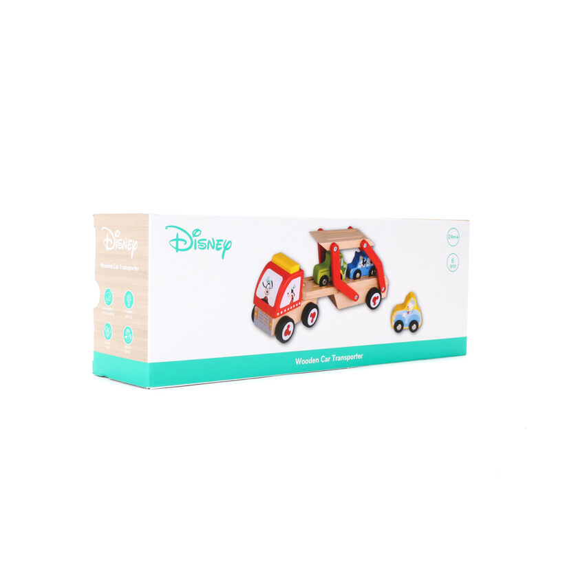 Be iMex-Disney Mickey Mouse Wooden Car Transporter