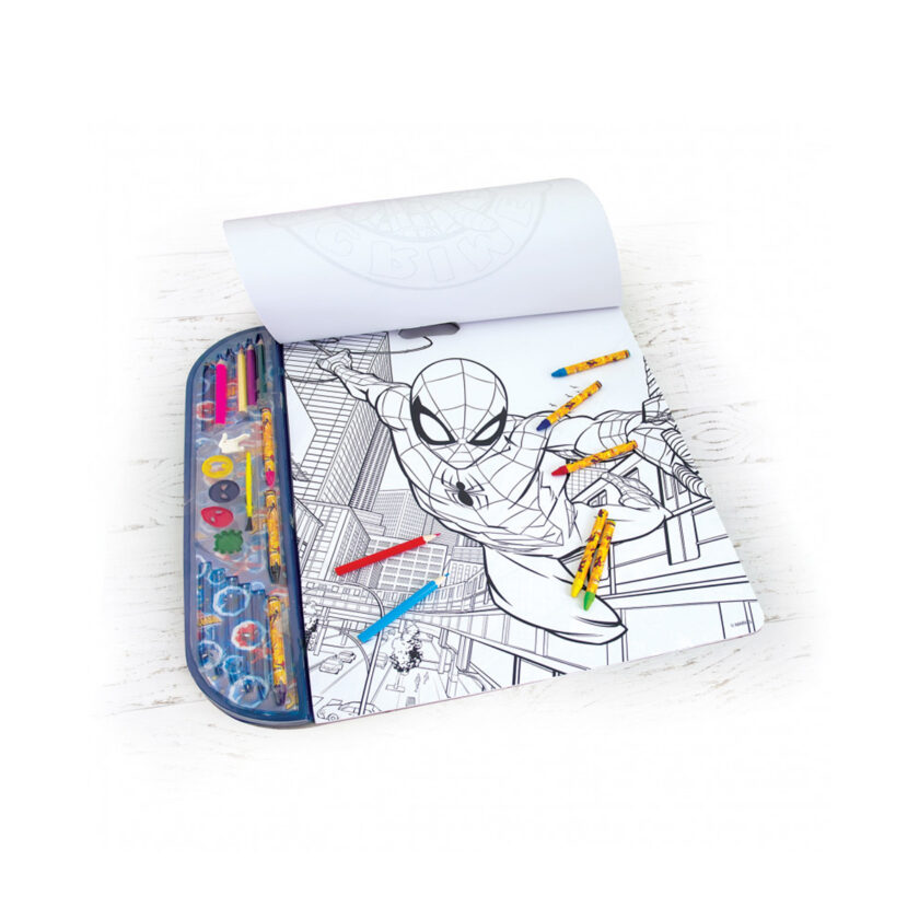 AS-Marvel Spider Man Drawing Giga Block 5 In 1