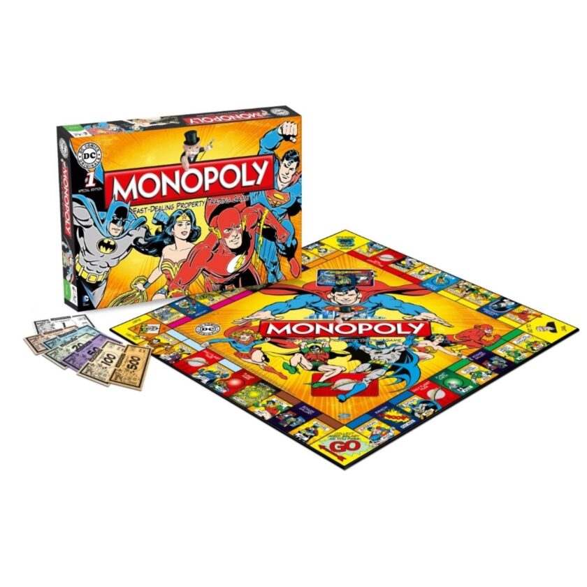 Winning Moves-Monopoly DC Comics Retro