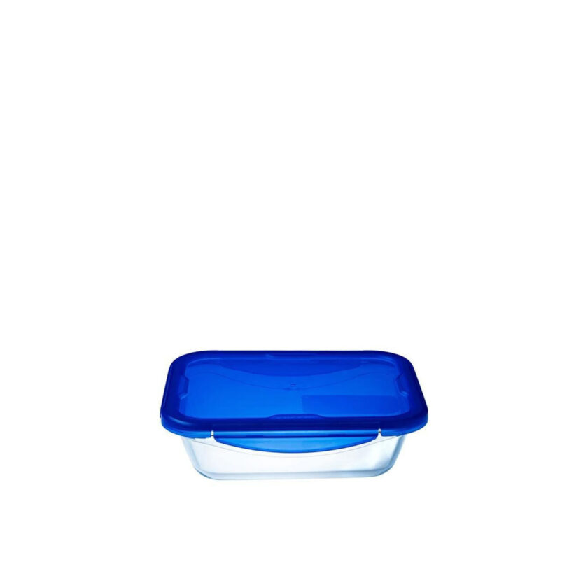 Pyrex Cook & Go Glass Dish With Plastic Lid 1.7 L