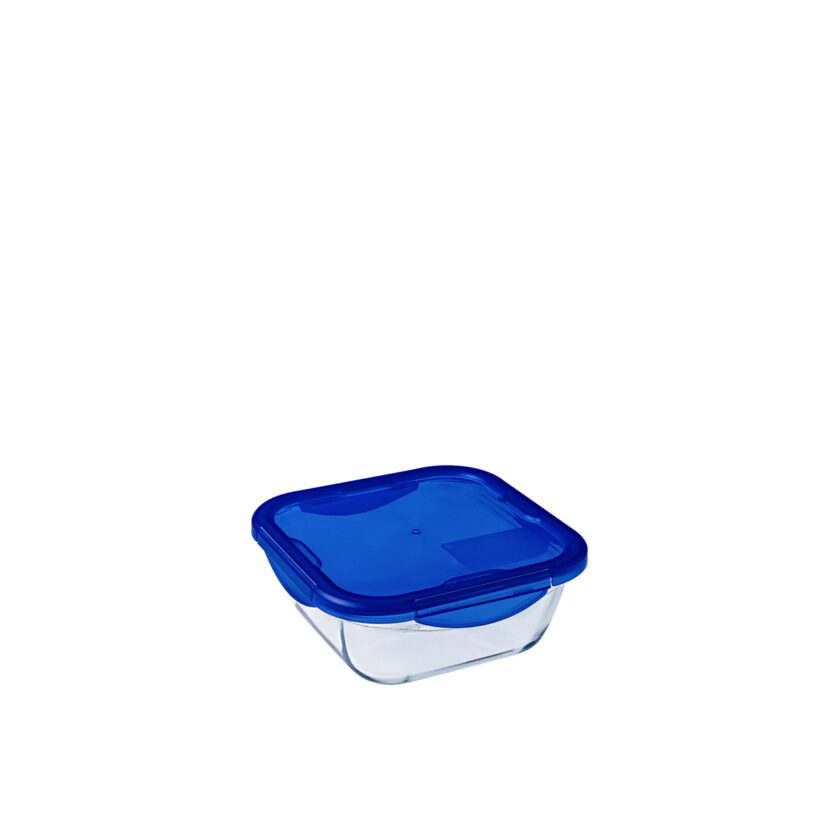 Pyrex Cook & Go Glass Dish With Plastic Lid 0.8 L