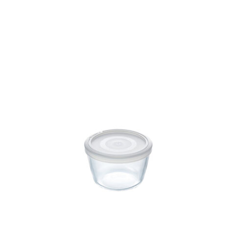 Pyrex Cook & Freeze Round Dish With Plastic Lid 0.6 L