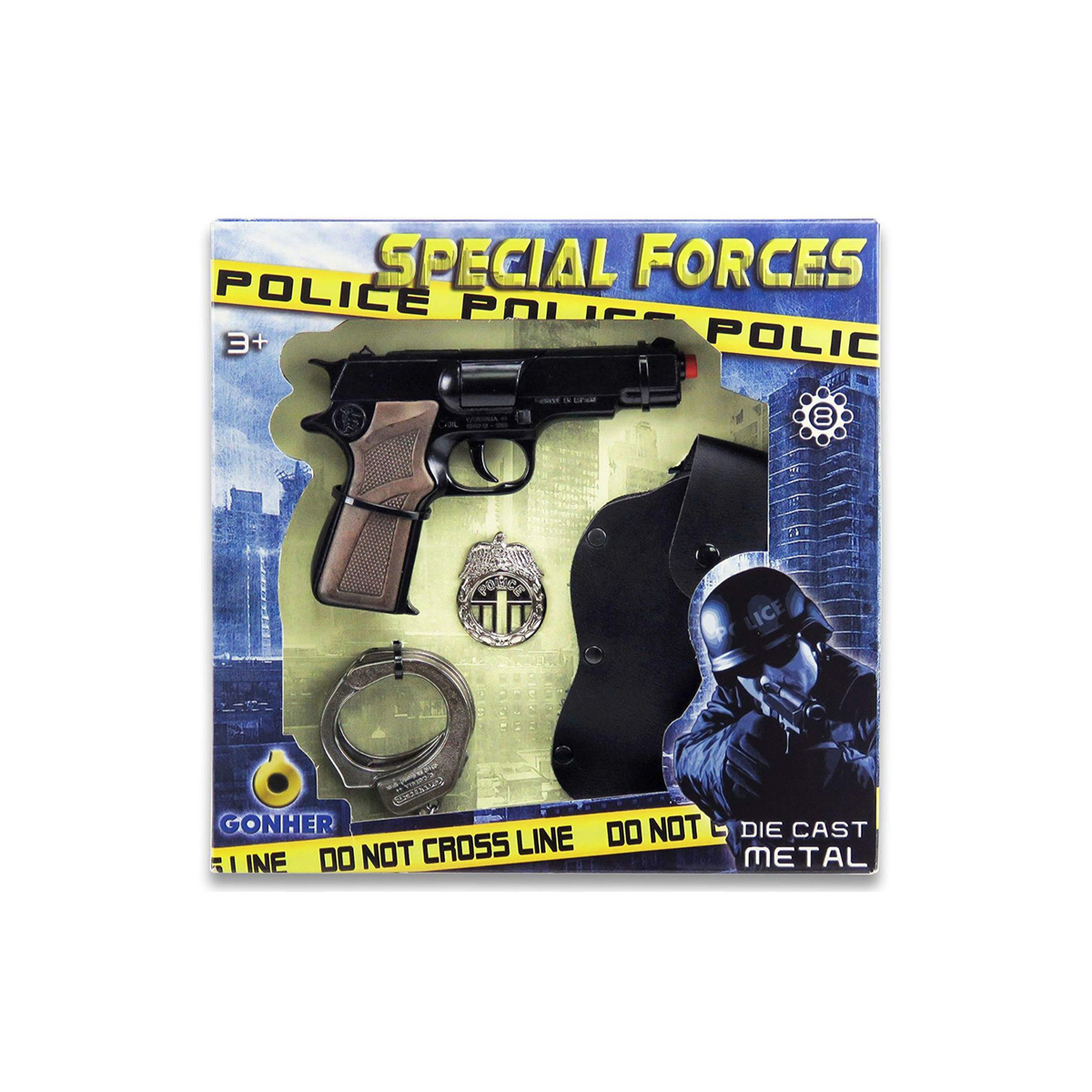 GONHER POLICE SHOTGUN – MEC. SOUND – BLACK 106/6 – King of Toys Online &  Retail Toy Shop