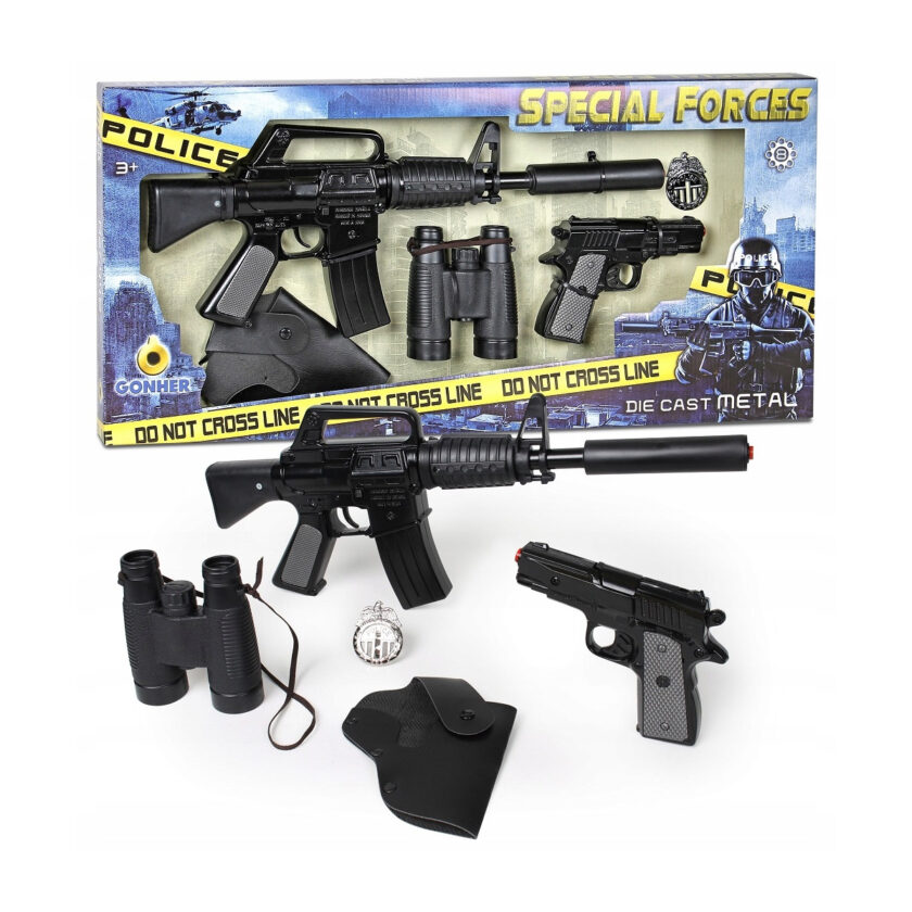 Gonher-Police 8 Shots Playset