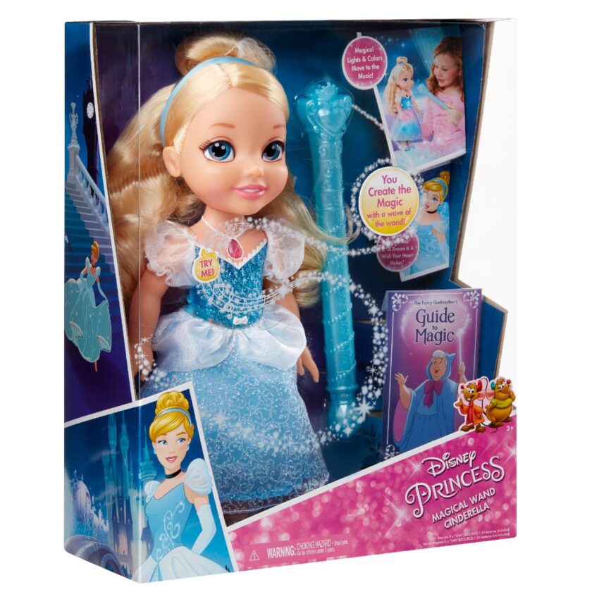 Jakks Pacific-Disney Princess Cinderella Doll With Wand