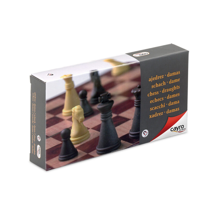 Cayro-Magnetic Travel Chess And Checkers