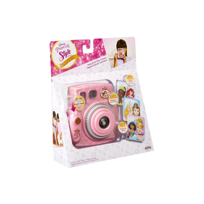 Jakks Pacific-Disney Princess Style Collection Snap & Go Play Camera