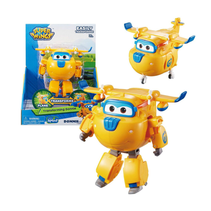 Alpha-Super Wings Donnie Transforming