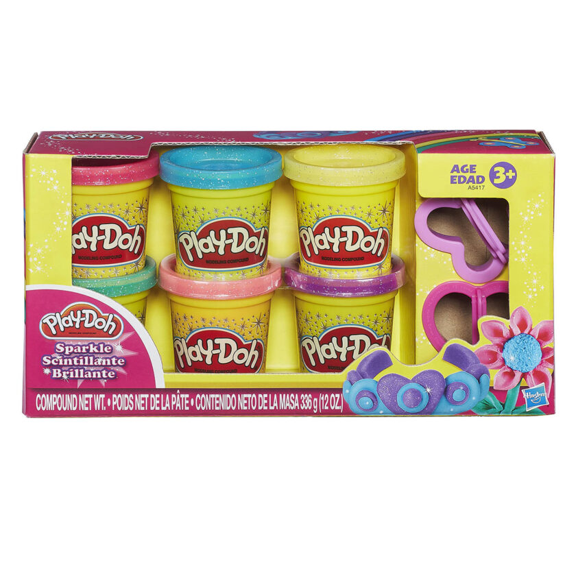 Hasbro-Play-Doh Sparkle 1x6