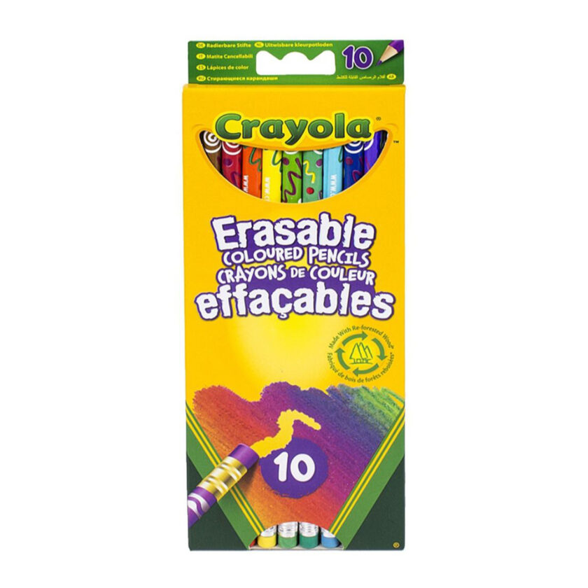 Crayola-Erasable Coloured Pencils 1x10