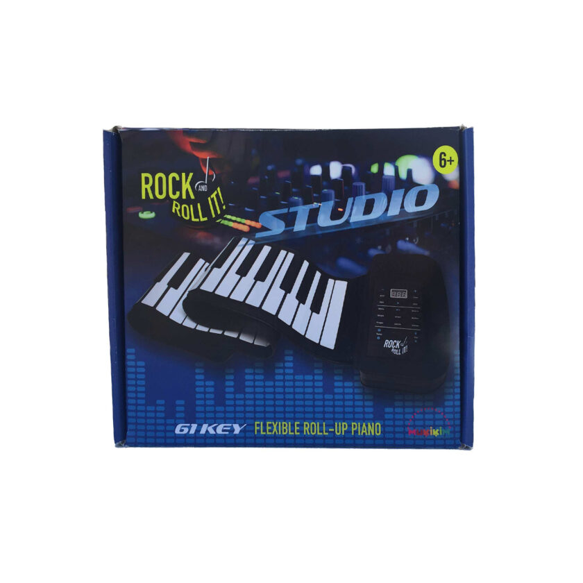 Mukikim-Rock And Roll It-Studio Piano 61 Keys, Built In Speaker, LED Display