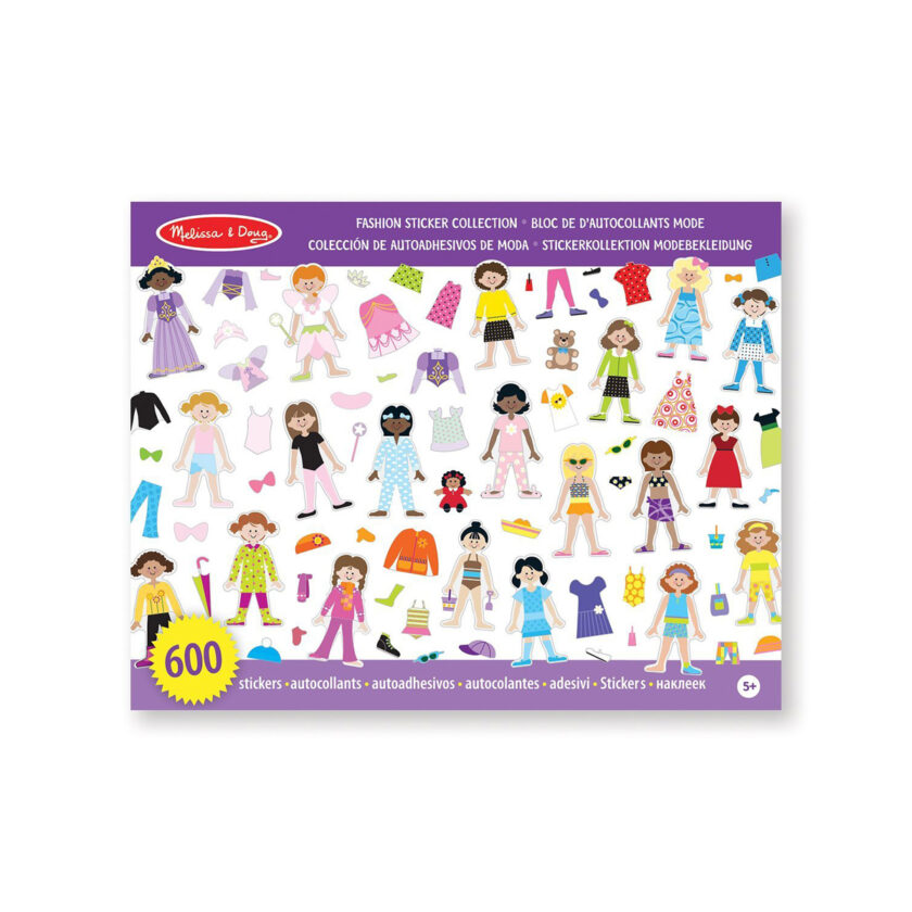Melissa & Doug-Fashion Sticker Collection 80 Figures With Clothing And Accessories Assortment