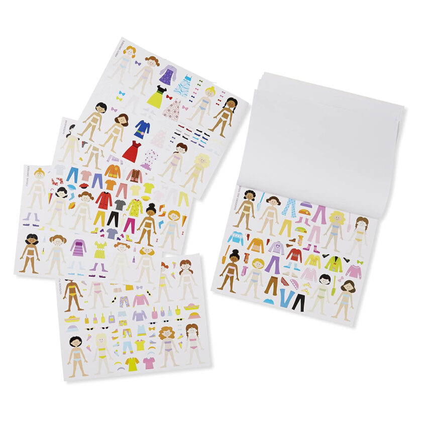 Melissa & Doug - Stickers Pad - Fashion Girls