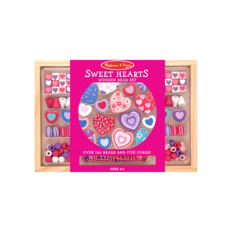 Melissa & Doug-Created by Me Wooden Heart Beads