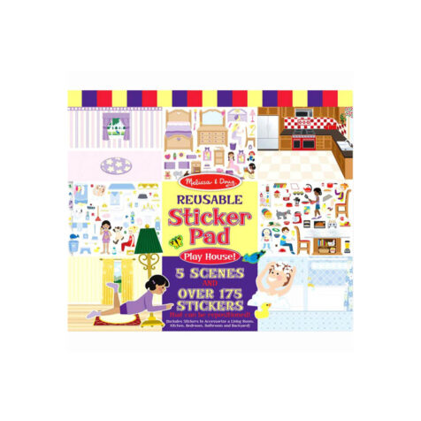 Melissa & Doug - Reusable Sticker Pad Play House