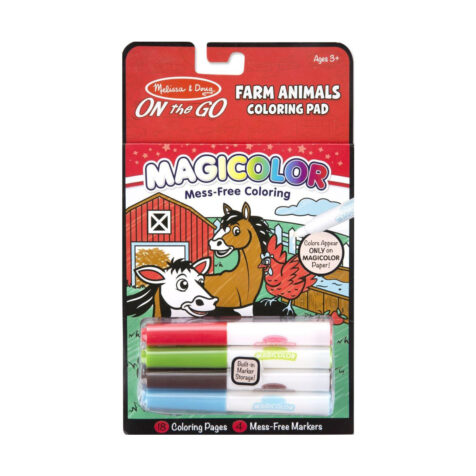 Melissa & Doug-On the Go Coloring Pad Farm Animals