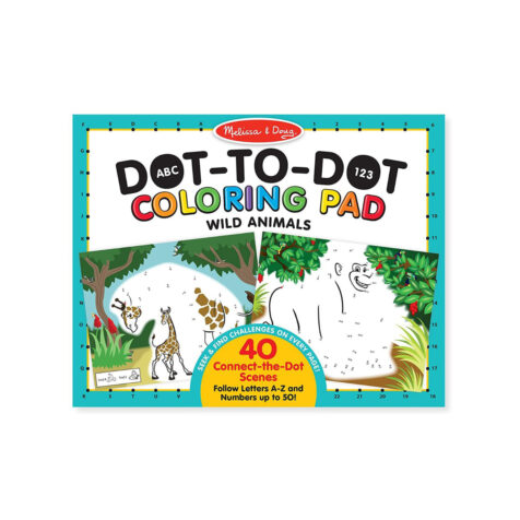 Melissa & Doug-Dot Coloring Pad Wild Animals