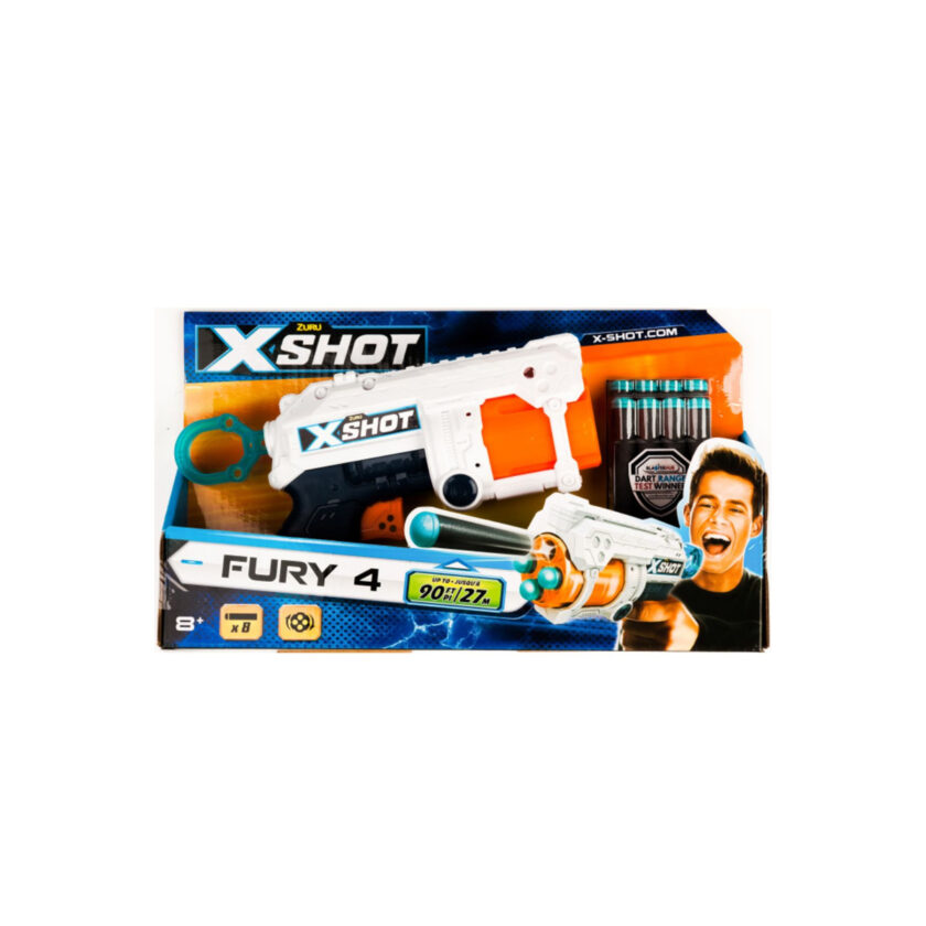 Zuru-X-Shot Excel Fury With 8 Darts