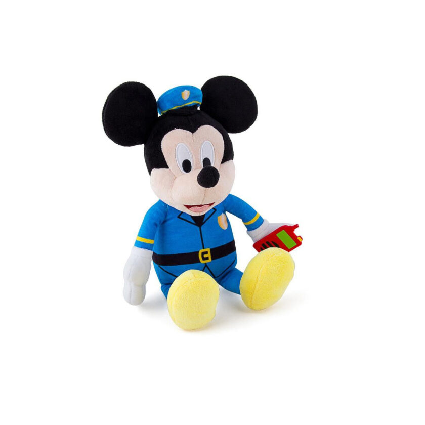 IMC Toys-Disney Mickey Mouse And The Roadster Racers Plush Toys Sound Policemen