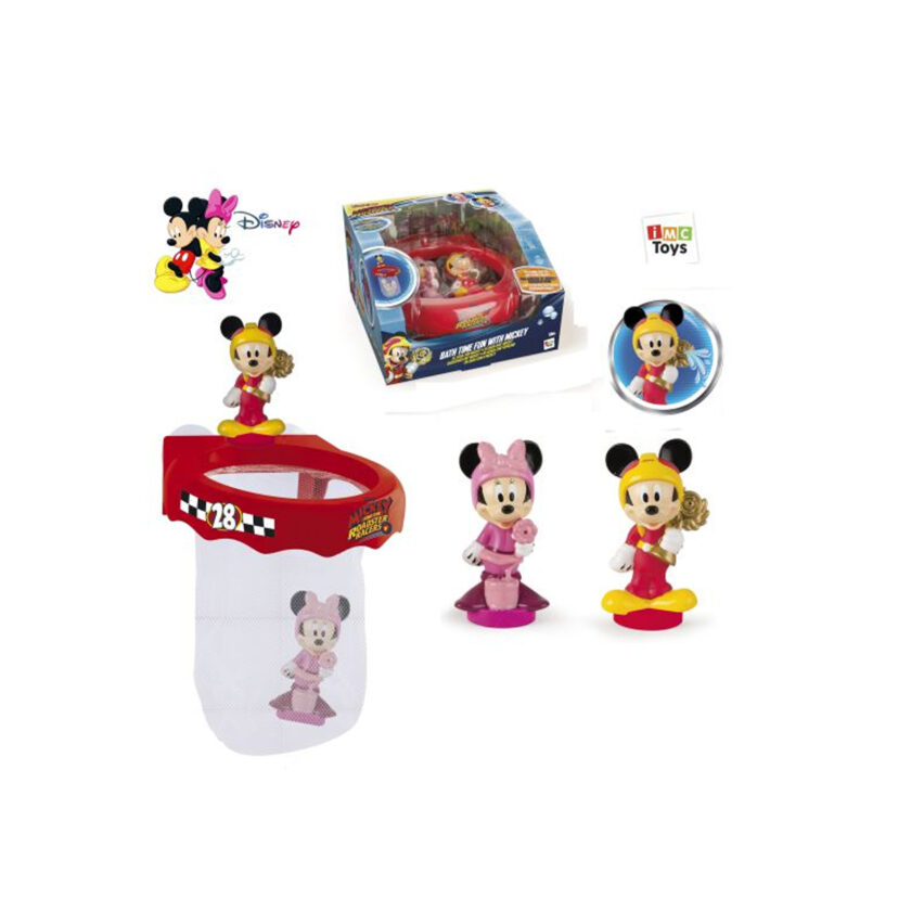 IMC Toys-Disney Mickey Mouse And The Roadster Racers Bath Figure Mickey & Minnie