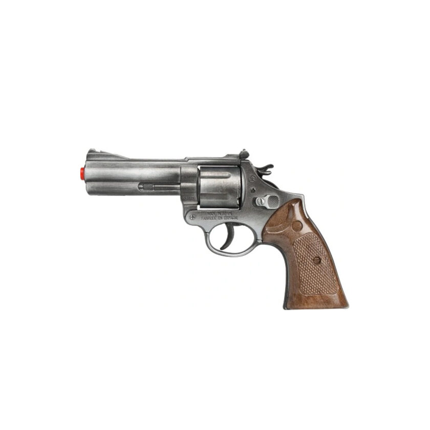 Gonher-Police 12 Shots Old Silver Revolver