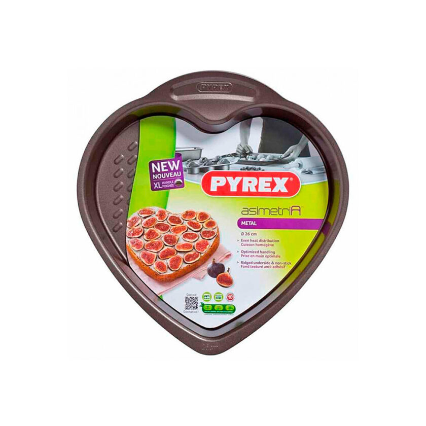 Pyrex® Asimetria Heart Cake Pan 26 CM