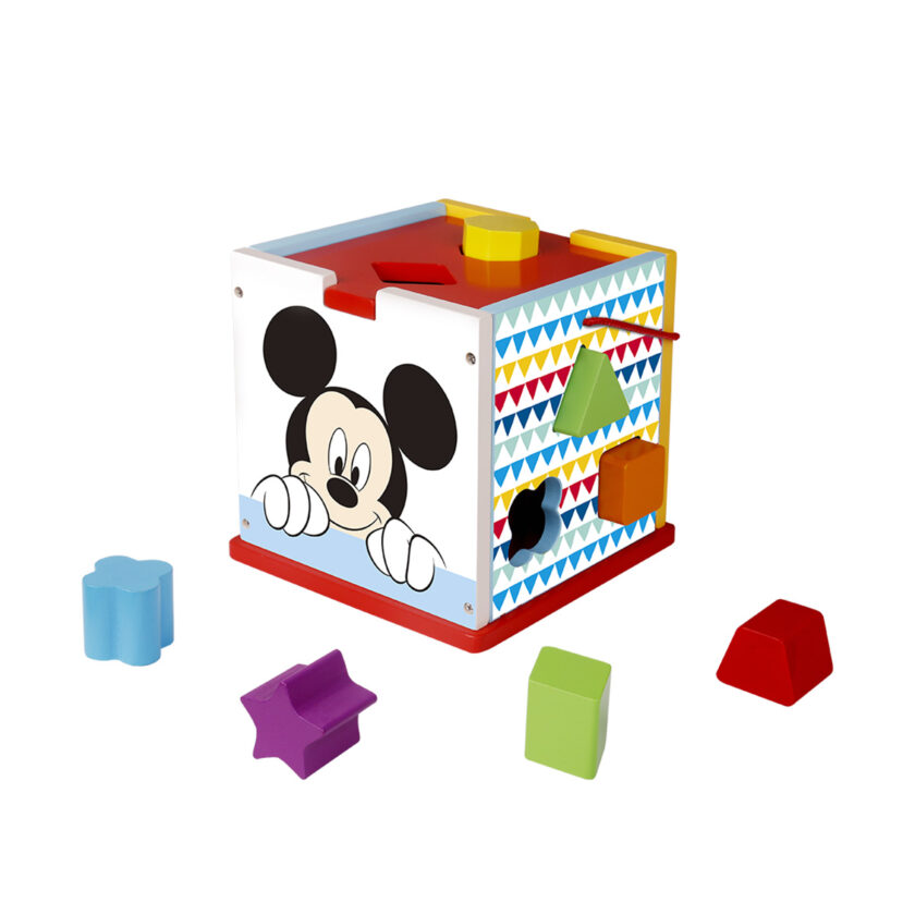 Be iMex-Disney Mickey Mouse Wooden Shape Sorter