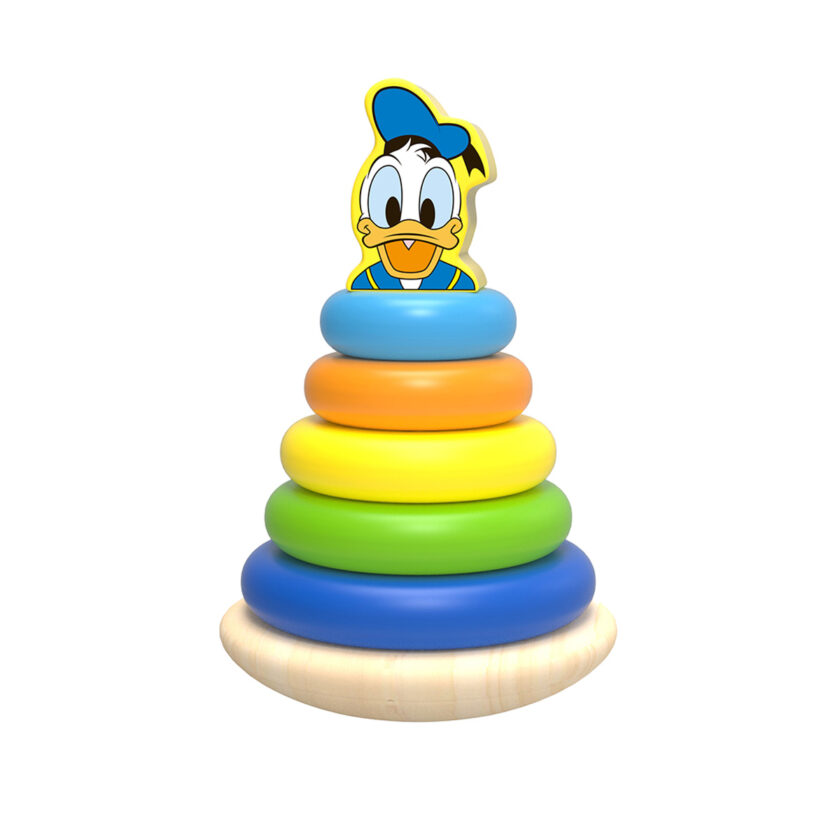 Be iMex-Disney Mickey Mouse Donald Duck Wooden Stacker