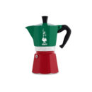 ყავის მადუღარა ექვსფინჯნიანი Moka Express Tricolore Bialetti