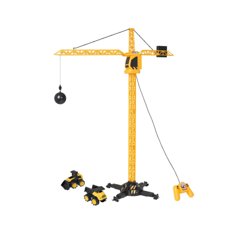 HTI Toys-JCB Truck And Tower Crane Playset
