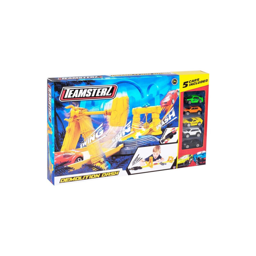 HTI Toys-Teamsterz Demolition Dash With 5 Cars