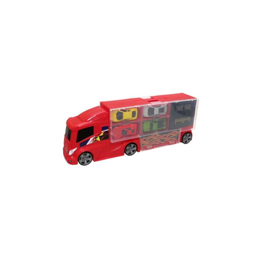 HTI Toys-Teamsterz Transporter With 4 Cars