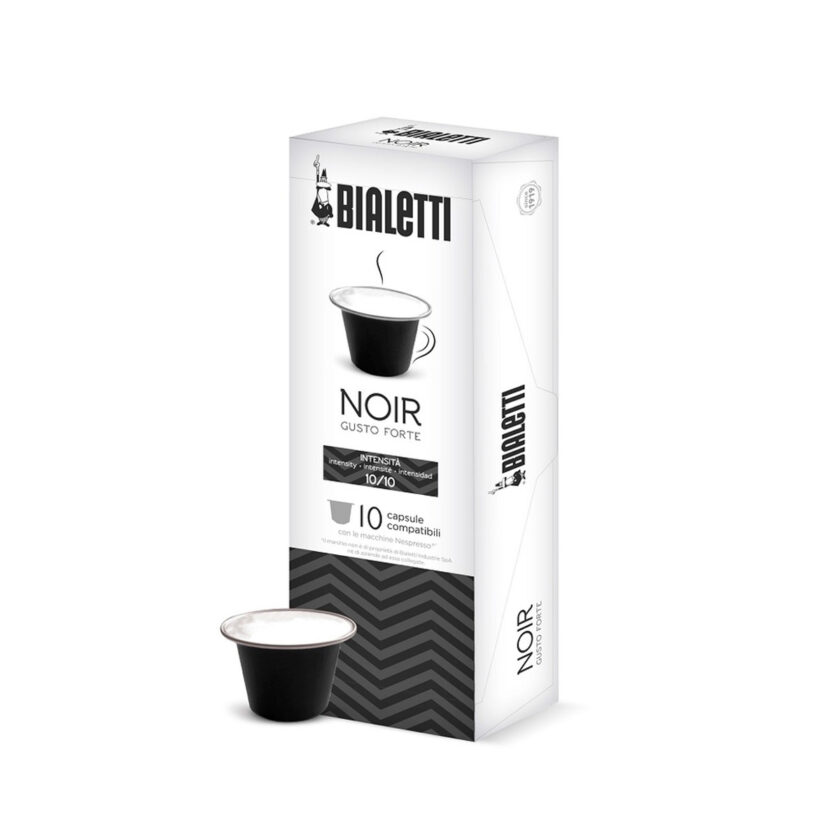 Bialetti-Noir Nespresso Capsule Coffee 1x10