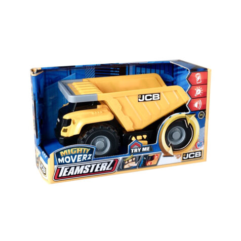 HTI Toys-JCB Mighty Moverz Dump Truck With Light And Sounds
