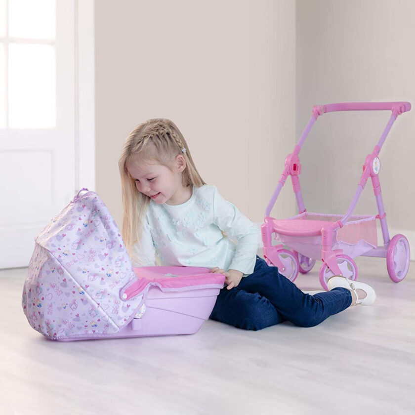 HTI Toys-Baby Born Roamer Pram With Bag