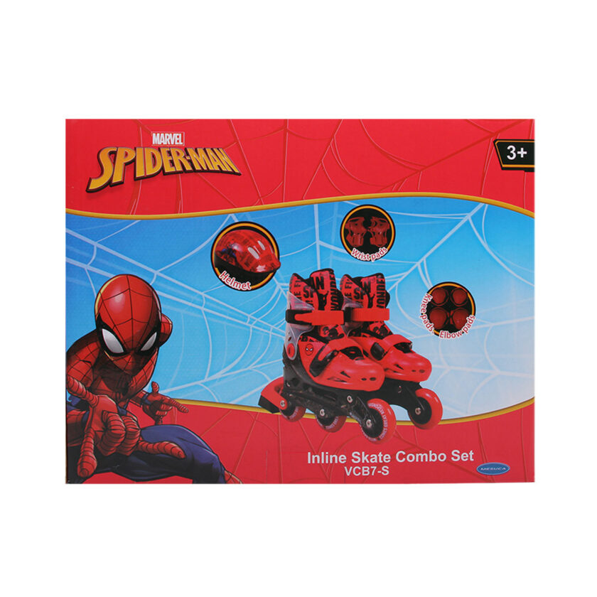 Mesuca-Marvel Spider Man Roller Skates Set 33-36 CM