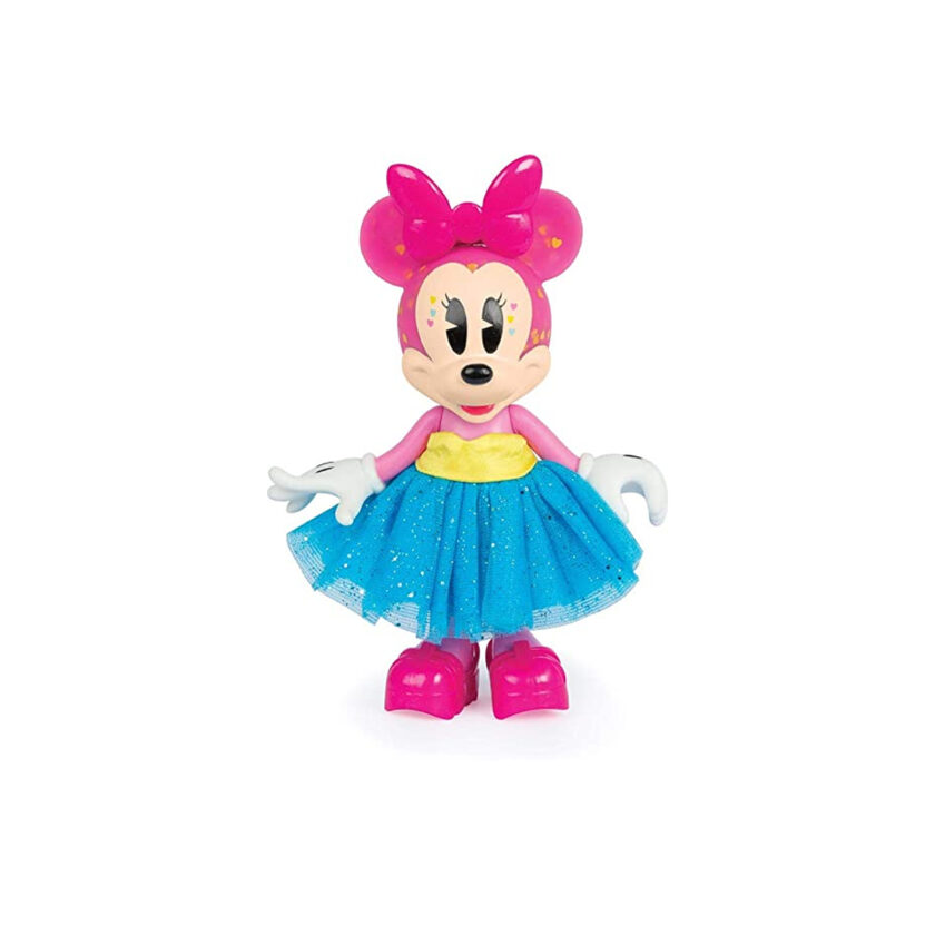 IMC Toys-Disney Minnie Mouse Fashion Dolls Fluffy Flamingo Figure With Outfit And Accessories