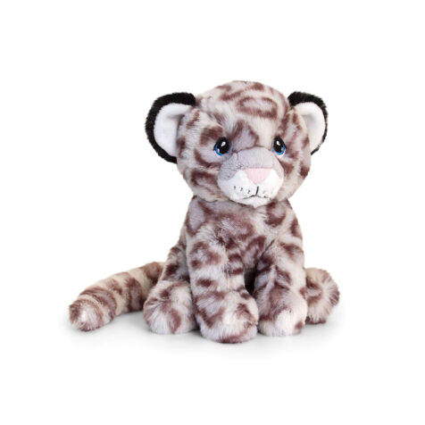 Keel Toys-Keel eco Snow Leopard 18 CM