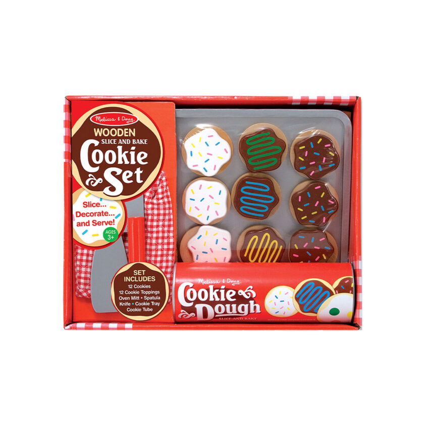 Melissa & Doug- Wooden Slice And Bake Cookie Set