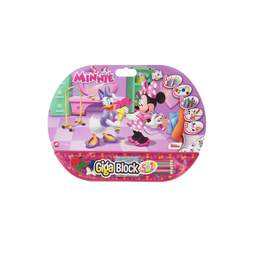 AS-Disney Minnie Mouse Drawing Giga Block 5 In 1 53x38 CM