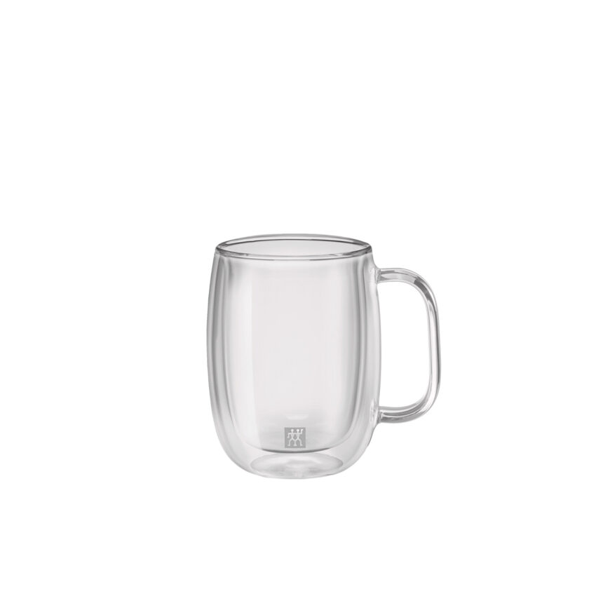 Zwilling Sorrento Double Walled Coffee Glasses With Handle 355 ML 1x2