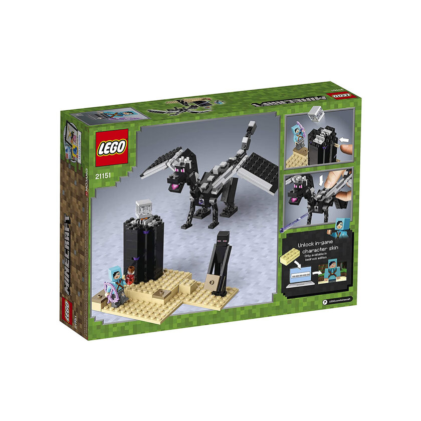 Lego-Minectraft The End Battle 222 Pieces