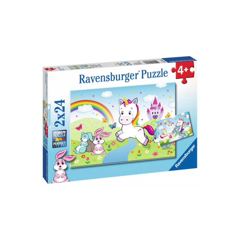 Ravensburger-Puzzle Magical Unicorn 2x24 Pieces